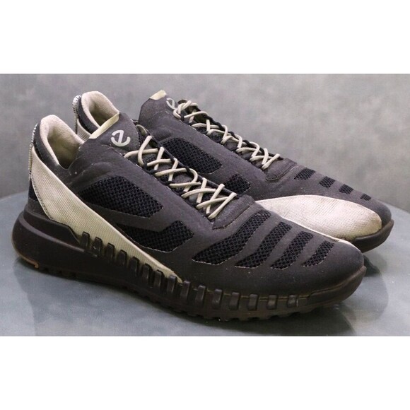 ECCO Zipflex Breakthru S.T.I $140 Men's Sneakers Shoes Sz EU 45 US 11-11.5 Gray - Picture 5 of 12